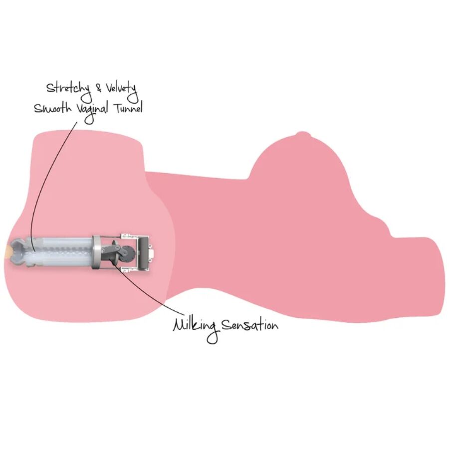 HIDDEN DESIRE - MILKING MEGA SLUT FEMALE MASTURBATOR TORSO 22 KG