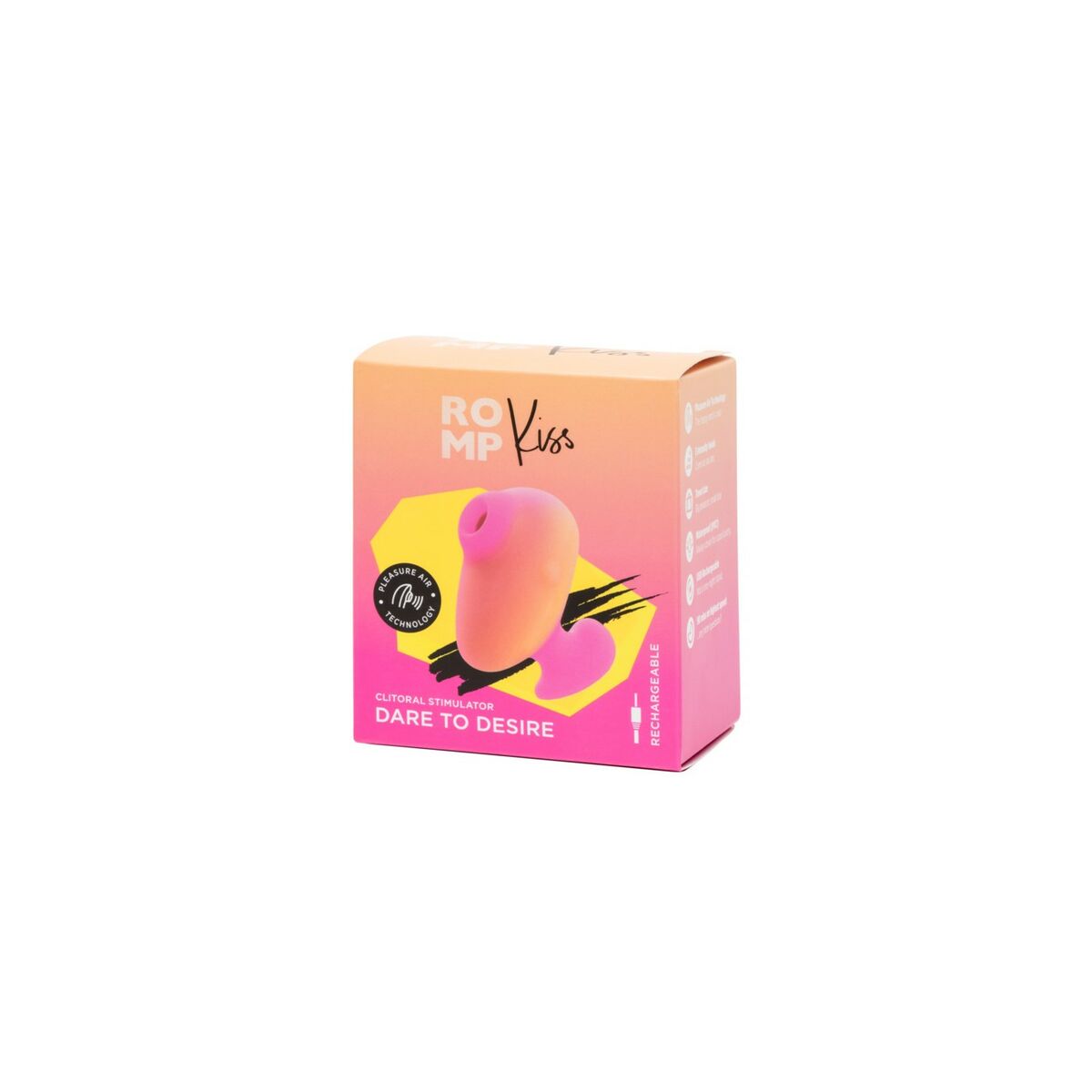 Clitoris Suction Stimulator Romp Pink Clitoris Suction Stimulator Romp Pink