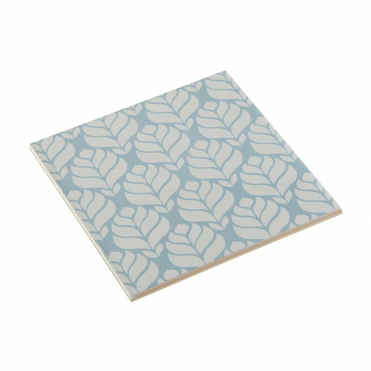Table Mat Versa Ice Blue Ceramic (15 x 0,7 x 15 cm)