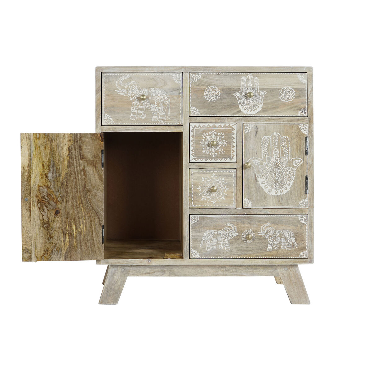 Chest of drawers DKD Home Decor 61 x 33,5 x 68,5 cm Natural Mango wood