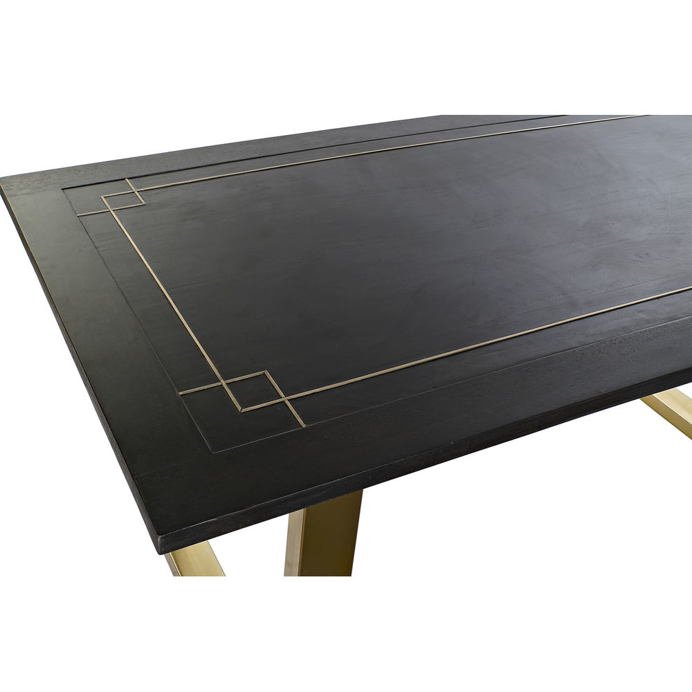 Dining Table DKD Home Decor 180 x 89 x 75 cm Metal Mango wood