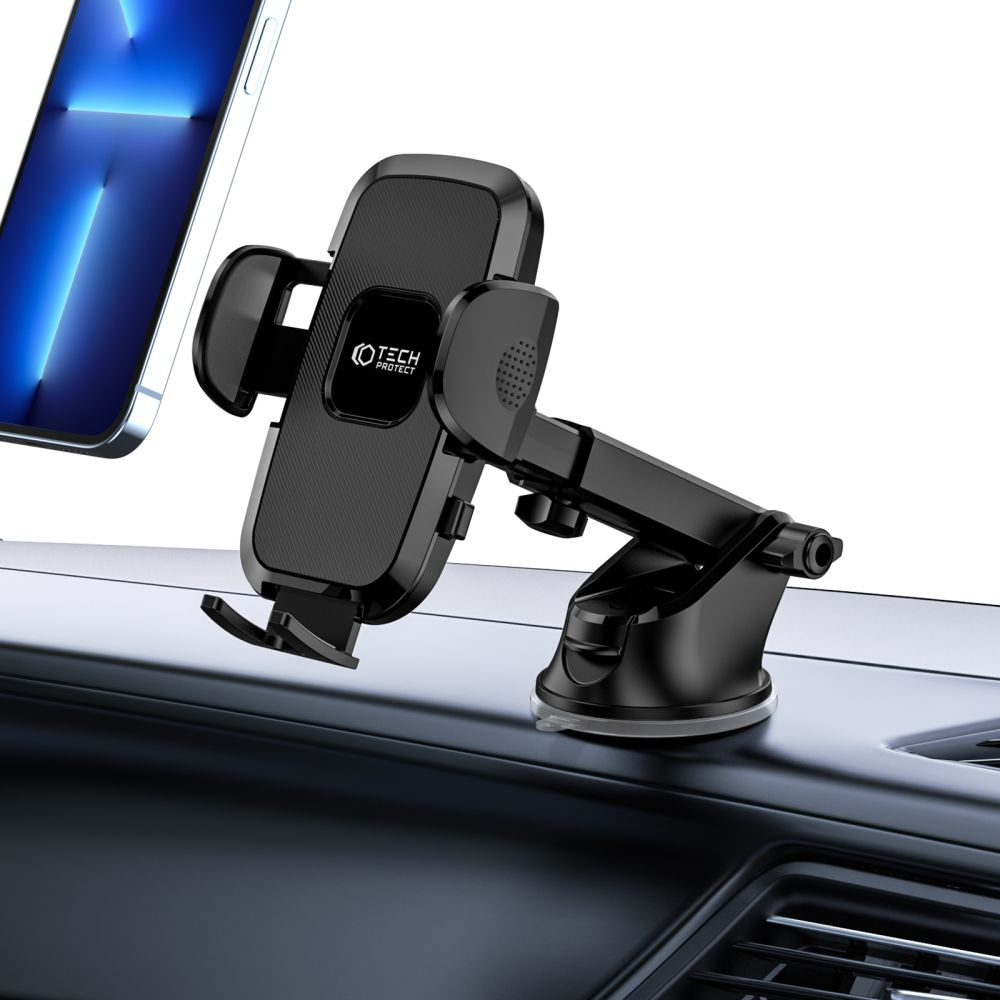 Tech-Protect V3 Universal Windshield & Dashboard Car Mount Black