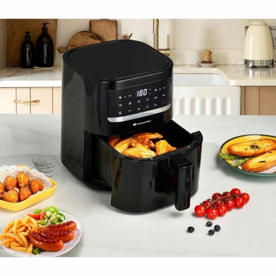 No-Oil Fryer Continental Edison Black 1400 W 4,5 L