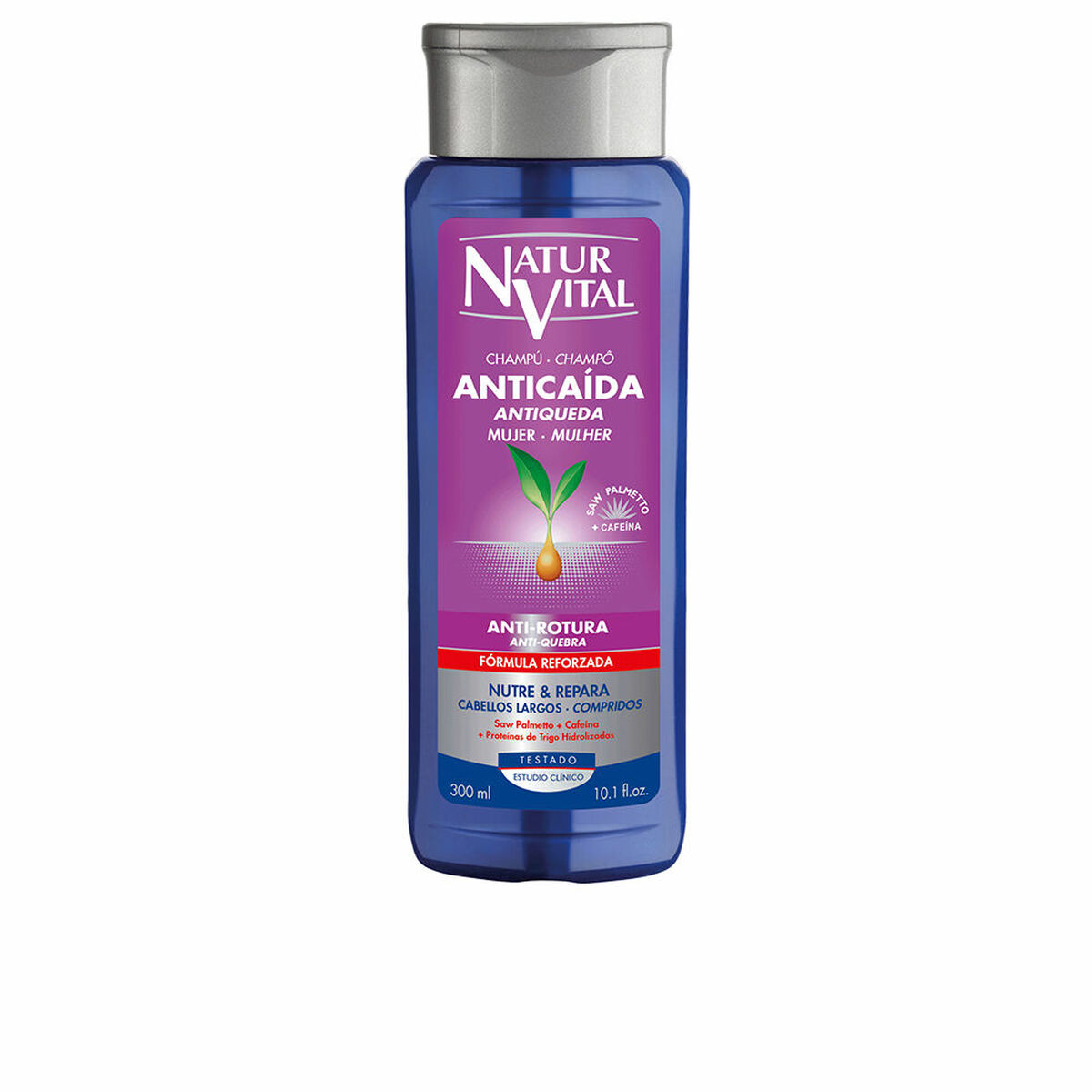 Shampoo gegen Haarverdünnung & Bruch Naturvital (300 ml)