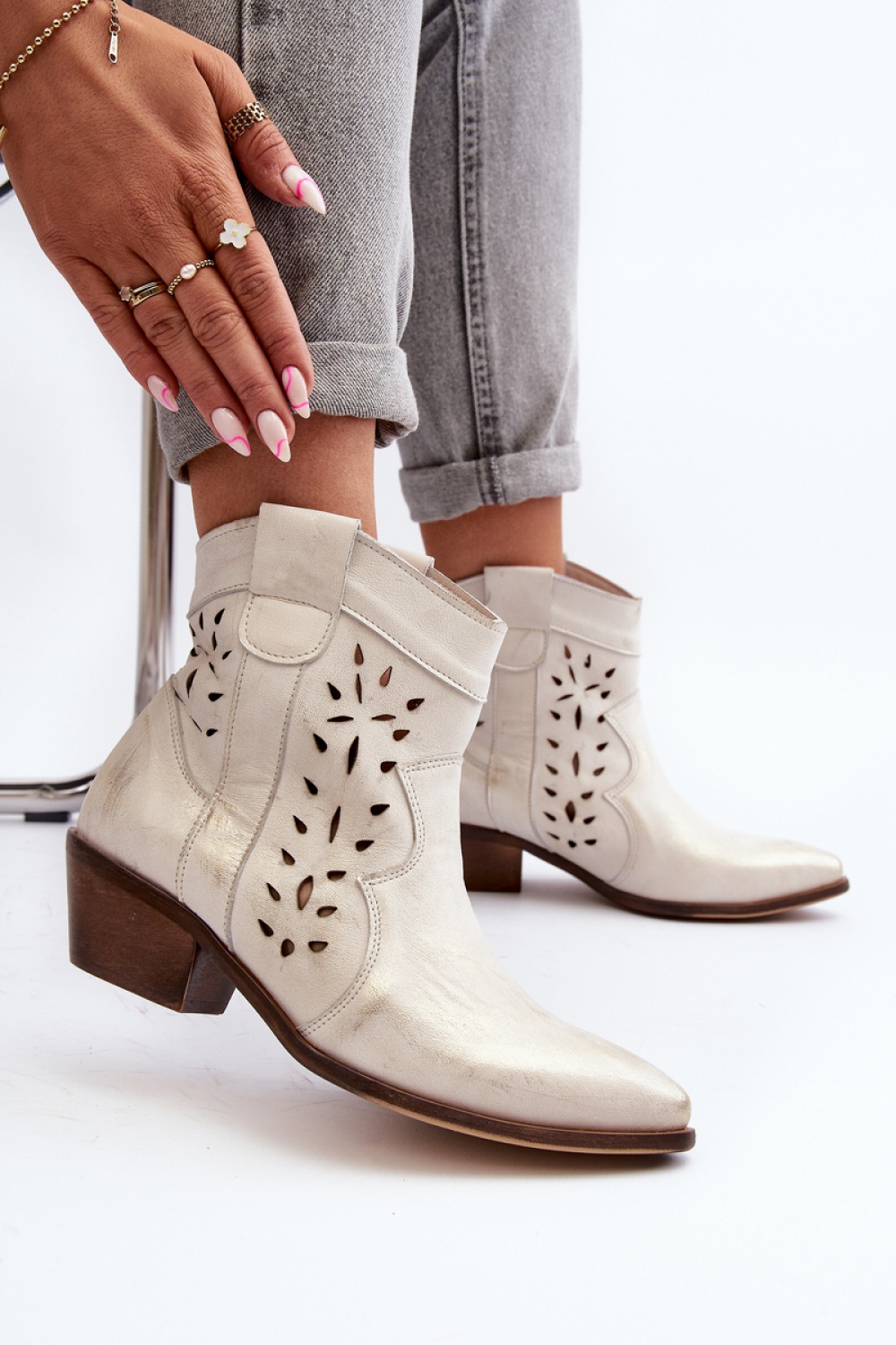  Heel boots model 193147 Step in style  grey