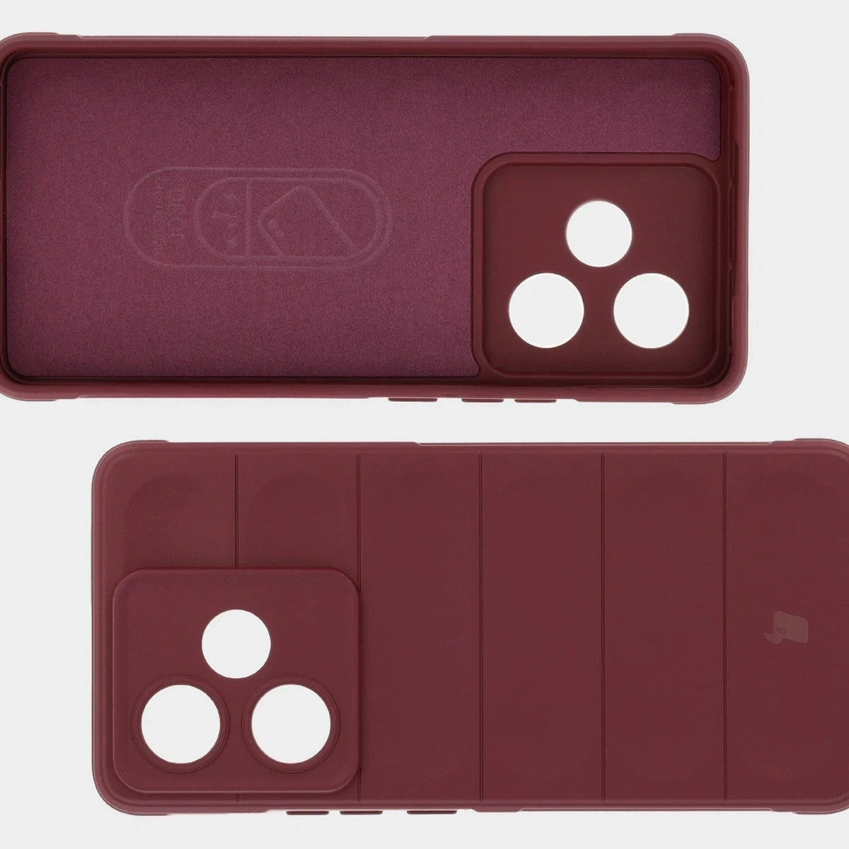 Pancerne etui Bizon Case Tur do Realme GT 7 / 7T burgundowe