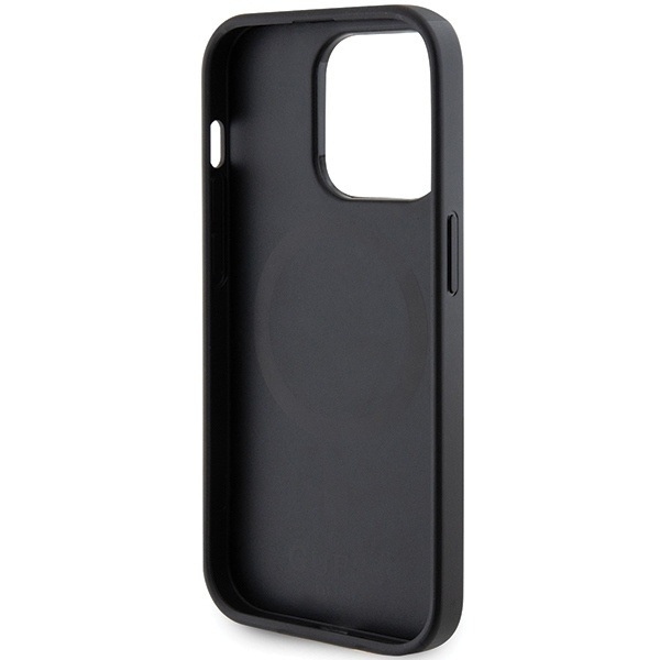 Guess GUHMP14XPSAHMCK Apple iPhone 14 Pro Max hardcase Saffiano MagSafe black