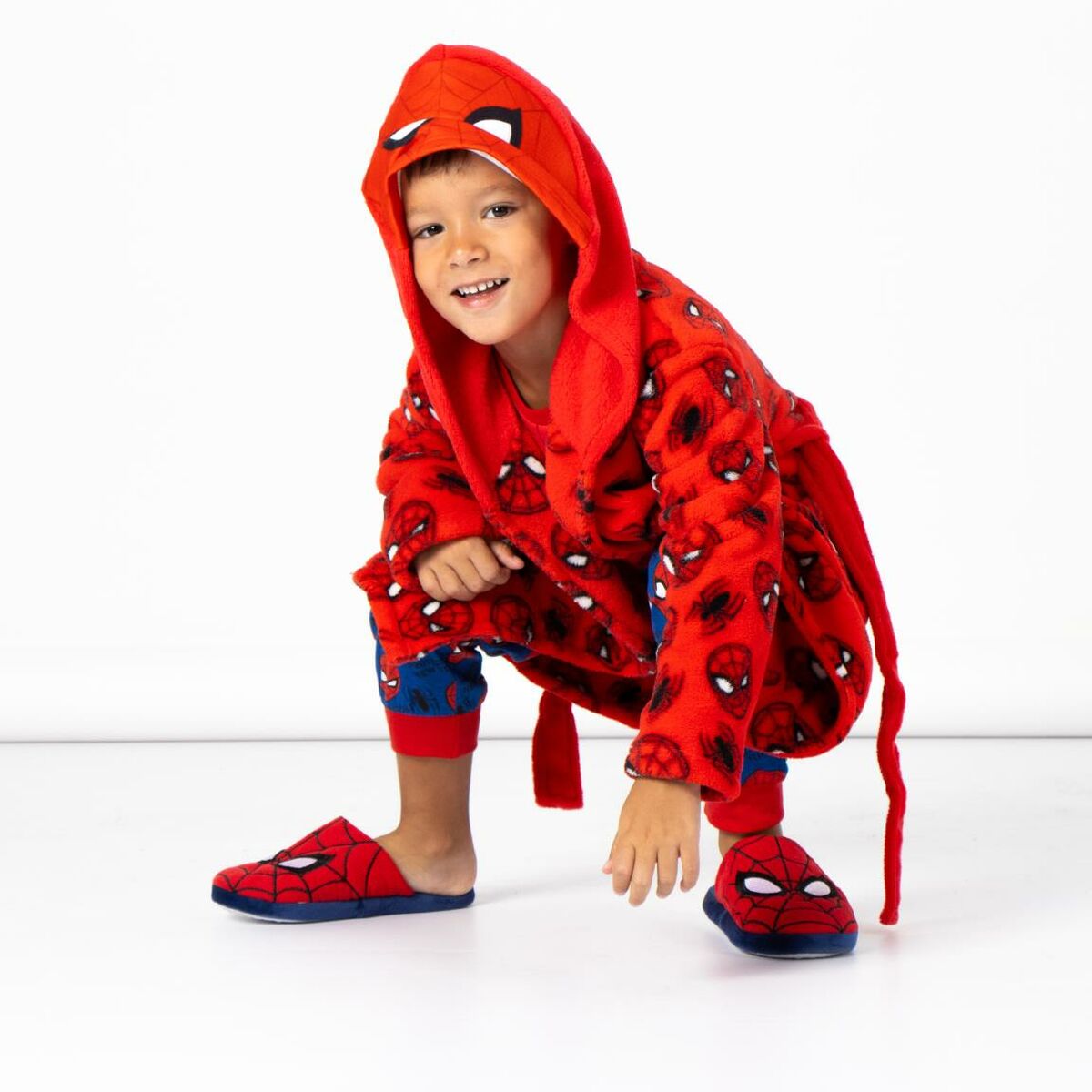 Children's Dressing Gown Spider-Man Red