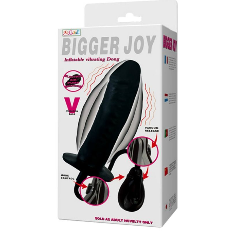 BIGGER JOY INFLATABLE VIBRATING DONG 16 CM