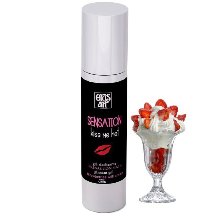 EROS SENSATTION NATURAL LUBRICANT STRAWBERRIES WITH CREAM 50ML