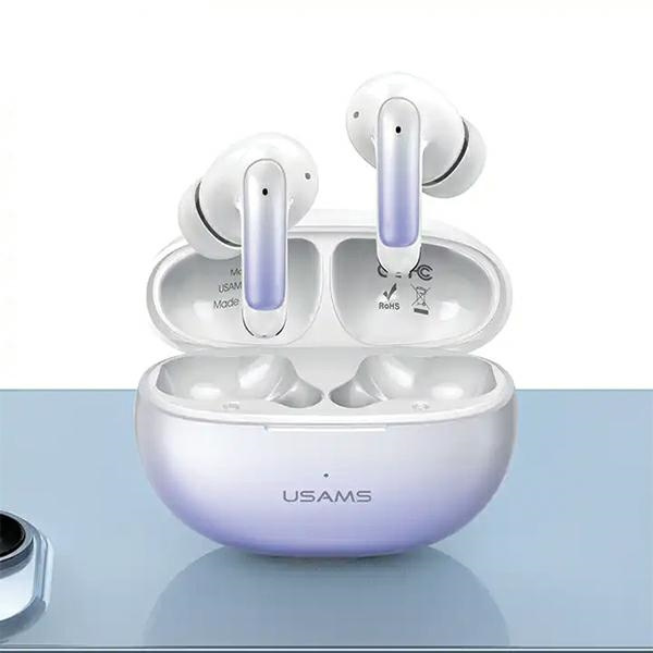 USAMS X-don Series wireless in-ear headphones ENC TWS Bluetooth 5.3 purple blue