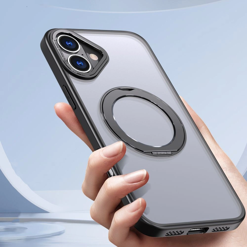 Case Tech-Protect MagRing MagSafe Apple iPhone 15 Matte Black