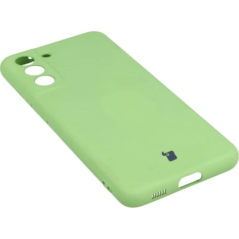 Bizon Case Silicone Samsung Galaxy S21 FE light green