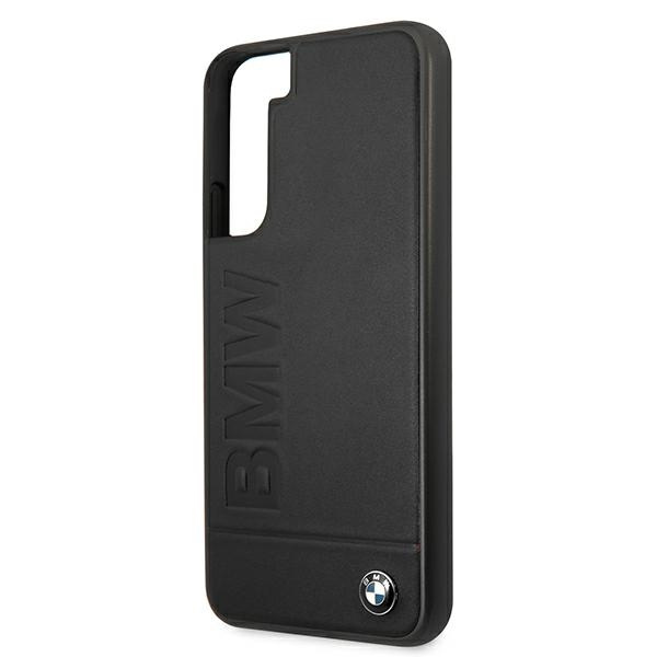 BMW BMHCS22MSLLBK Samsung Galaxy S22+ Plus black hardcase Signature Logo Imprint