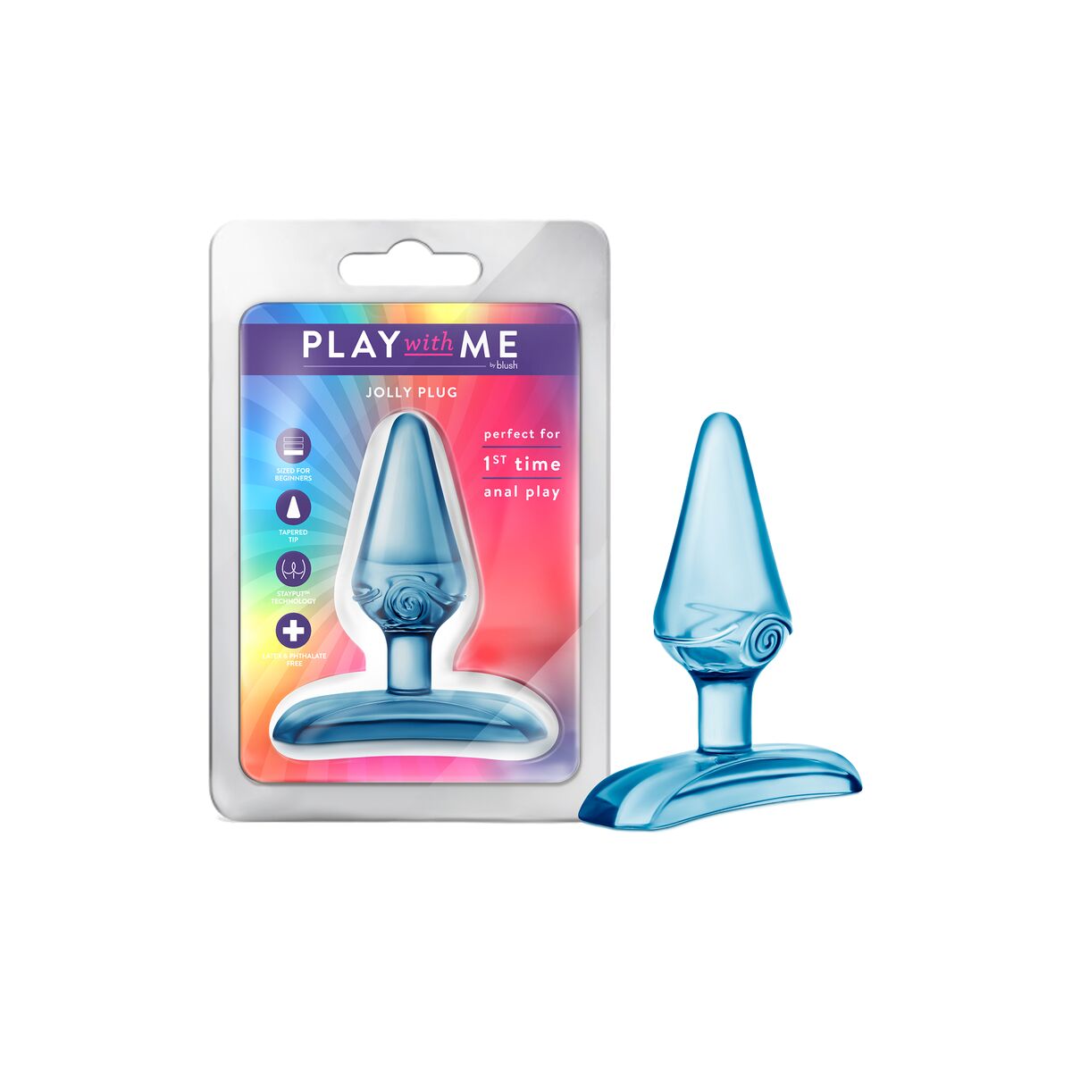 Anal plug Blush Play with me Blue Anal plug Blush Play with me Blue