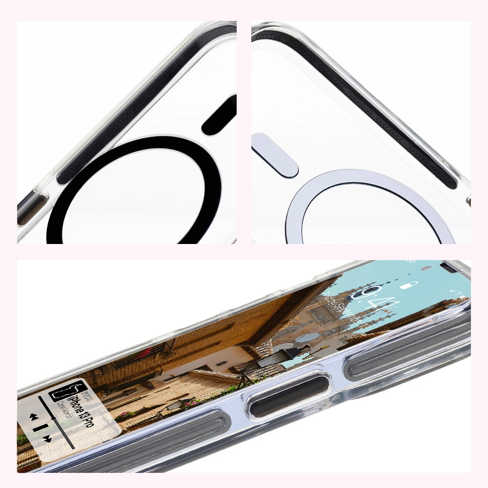 Bizon Case Marco Apple iPhone 13 Pro clear with black frame