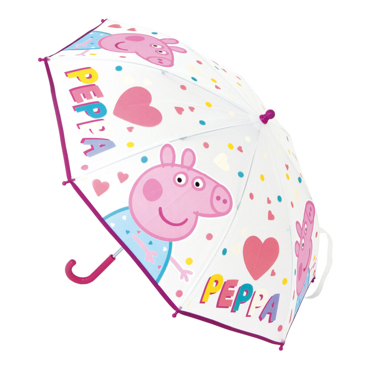 Umbrella Peppa Pig Having fun Pink (Ø 80 cm)