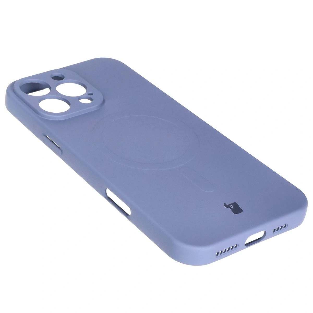 Bizon Case Silicone Magnetic Apple iPhone 16 Pro Max grey