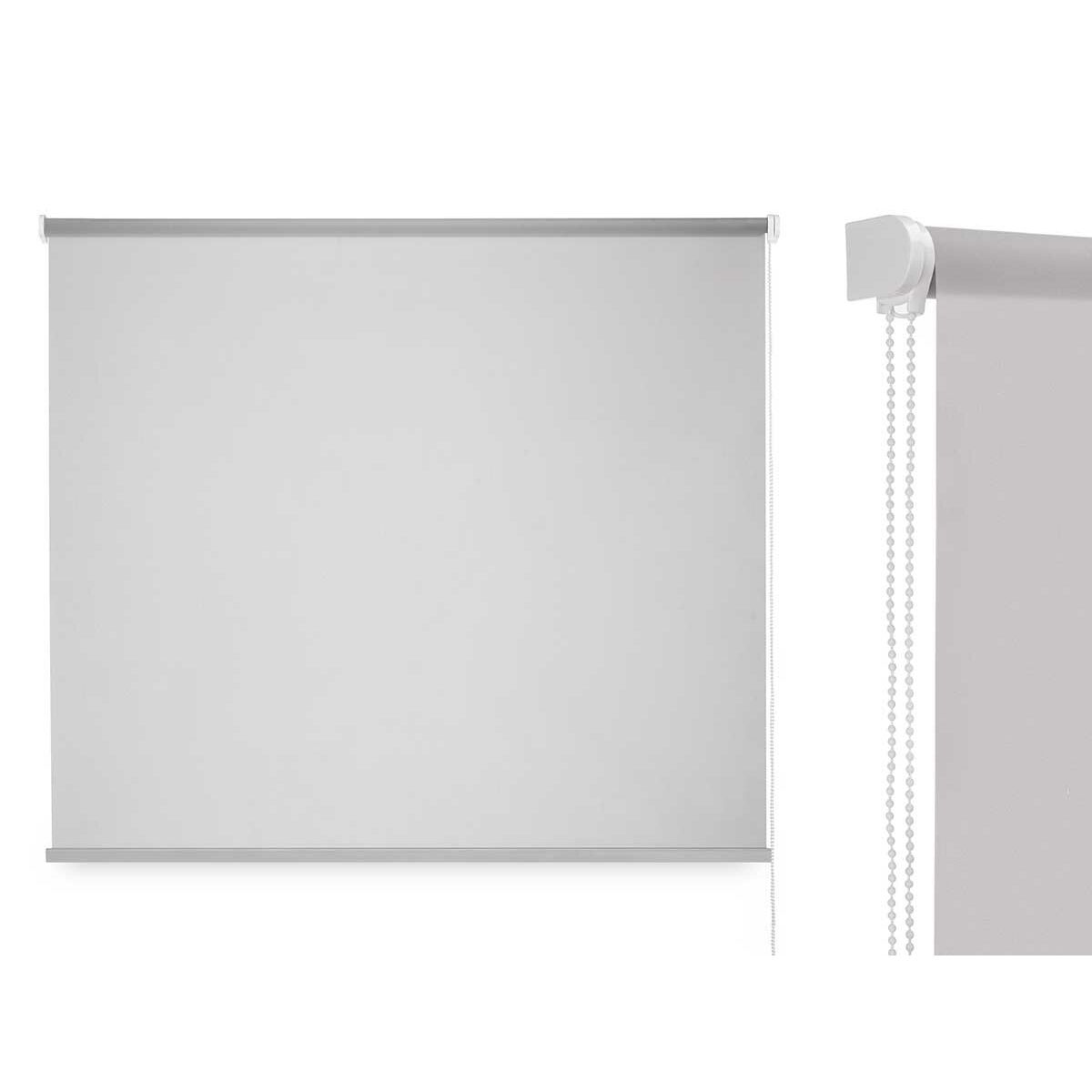 Roller blinds 120 x 180 cm Grey Cloth Plastic (6 Units)