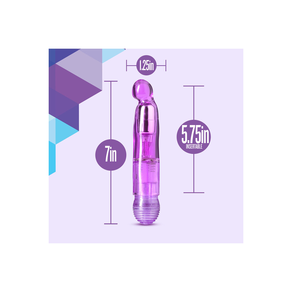 Vibrator Blush Naturally Yours Purple Vibrator Blush Naturally Yours Purple
