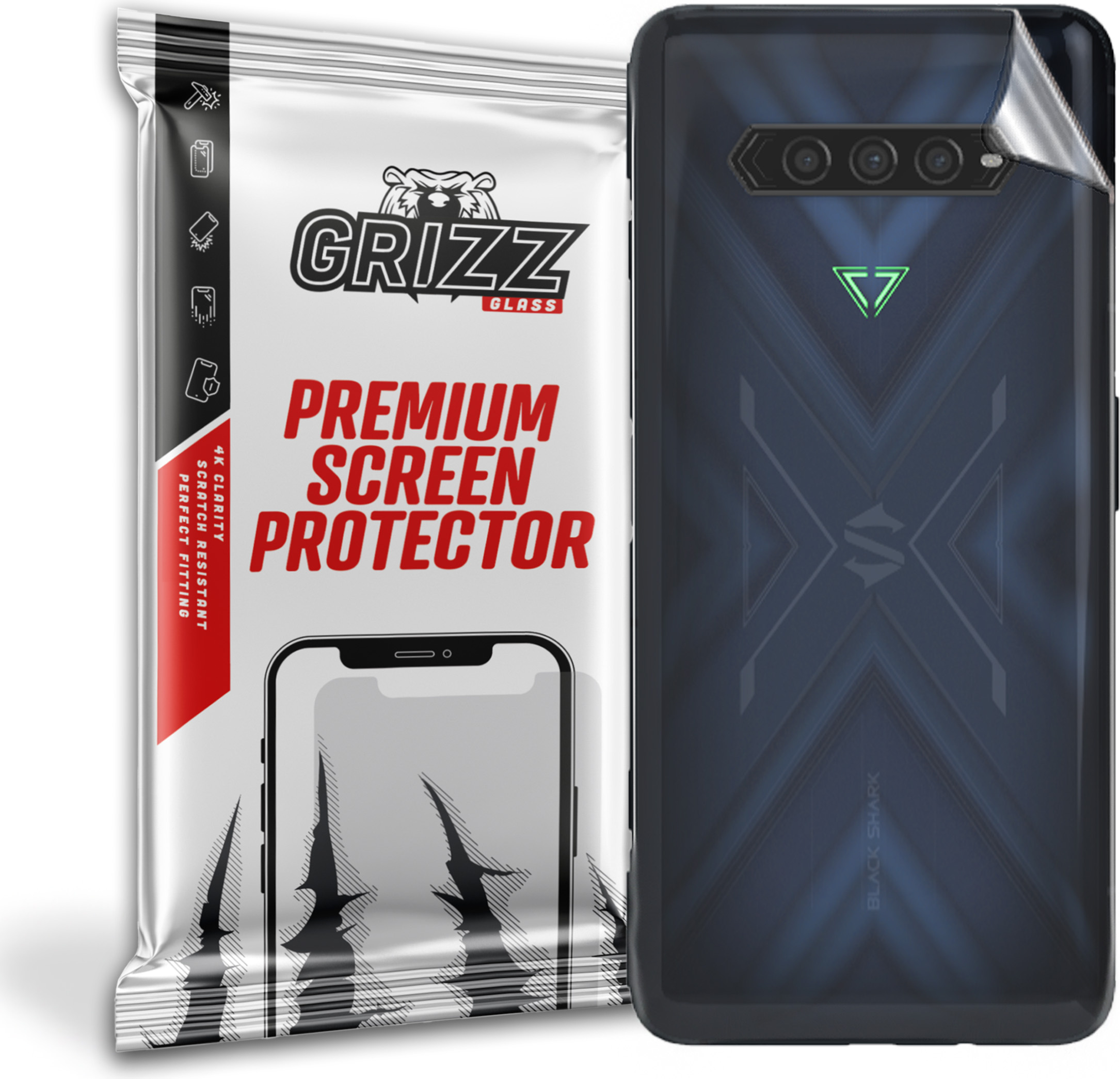 GrizzGlass SatinSkin Xiaomi Black Shark 4 5G