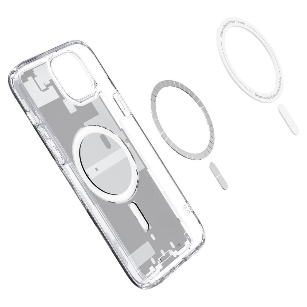 Spigen Ultra Hybrid Mag MagSafe Apple iPhone 15 Plus Zero One White