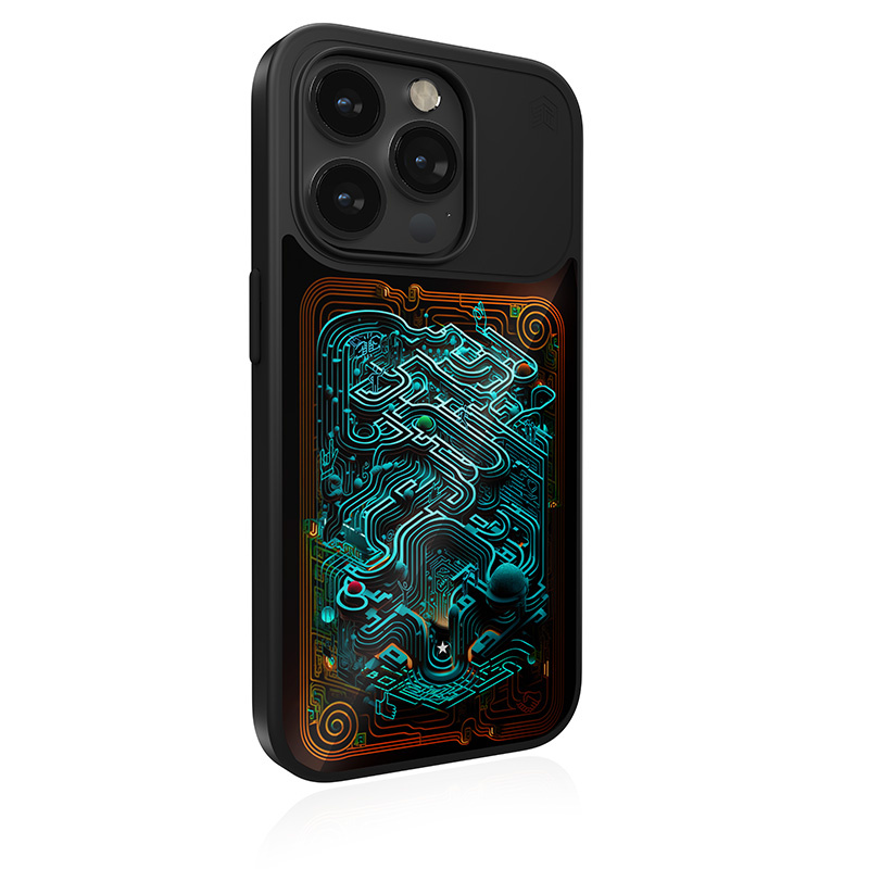 STM Reveal Warm MagSafe Apple iPhone 15 Pro Max (Black Realm)