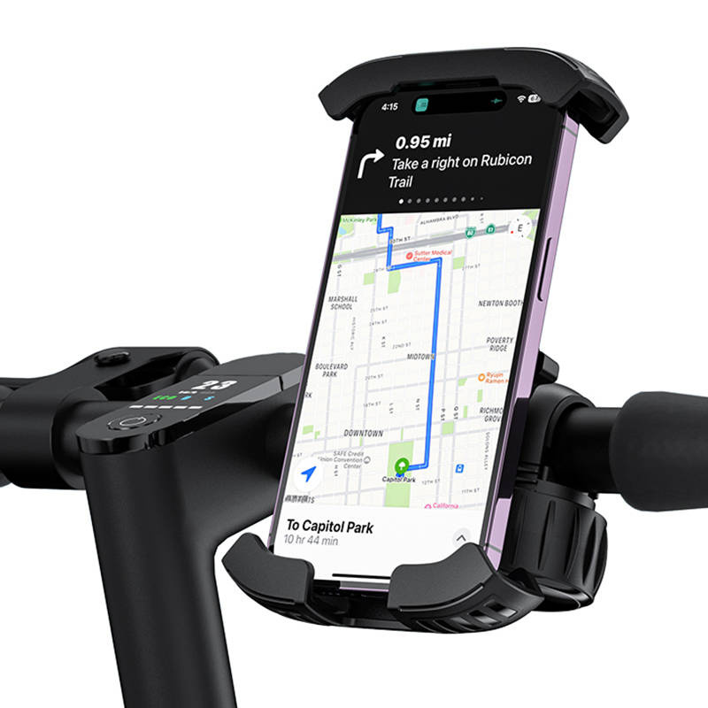 Baseus QuickGo bike mount for phones 5.7 inches to 7.2 inches (black)