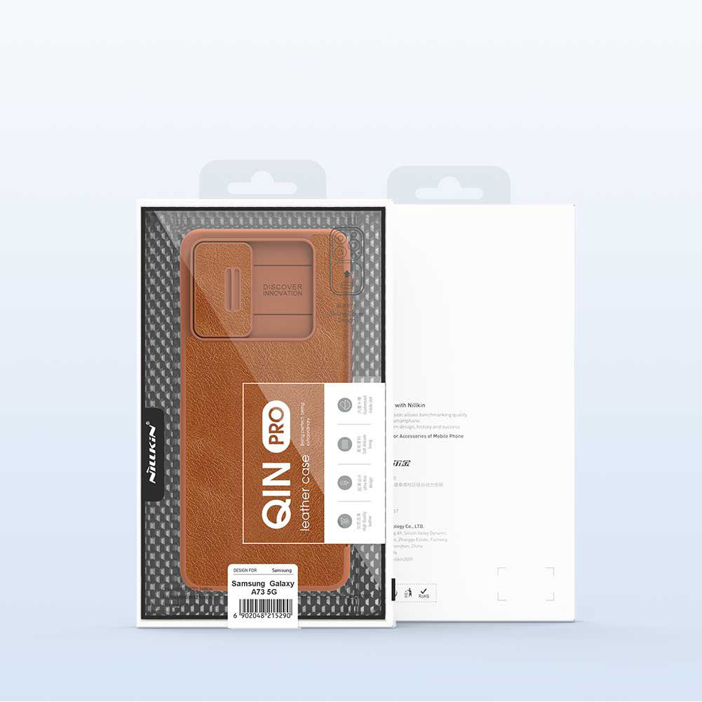 Nillkin Qin Samsung Galaxy A73 brown