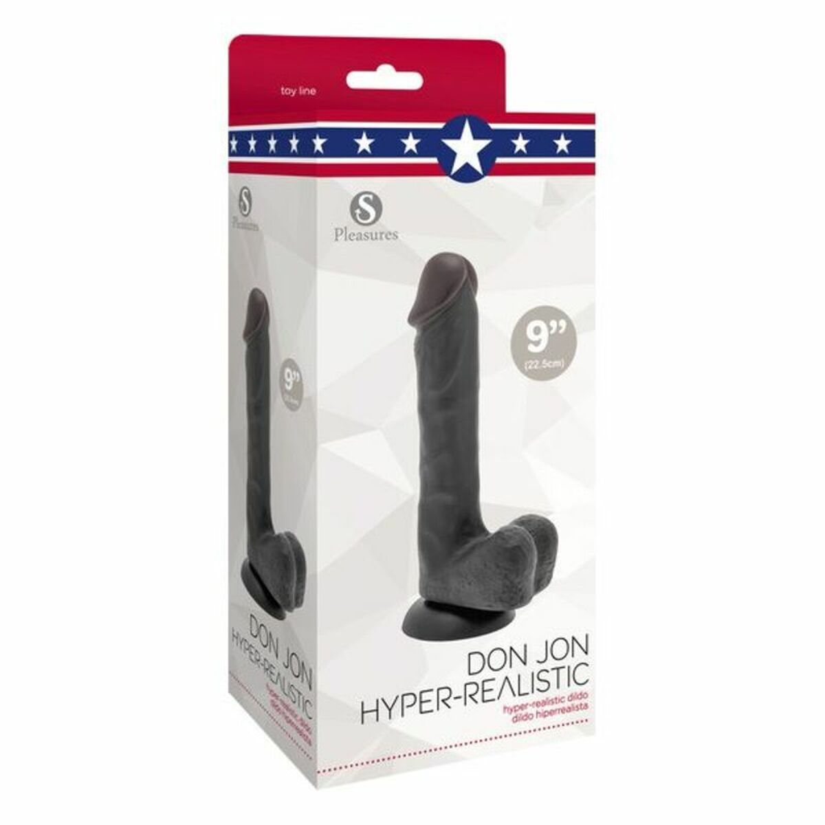 Dildo S Pleasures Don Jon Metal Silicone (18 cm)