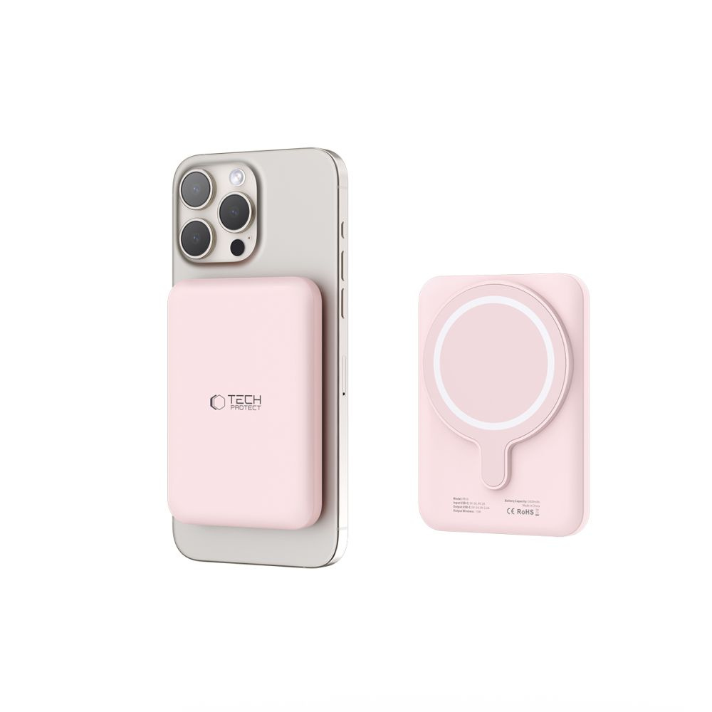 Tech-Protect PB10 LifeMag MagSafe powerbank 5000mAh Pink