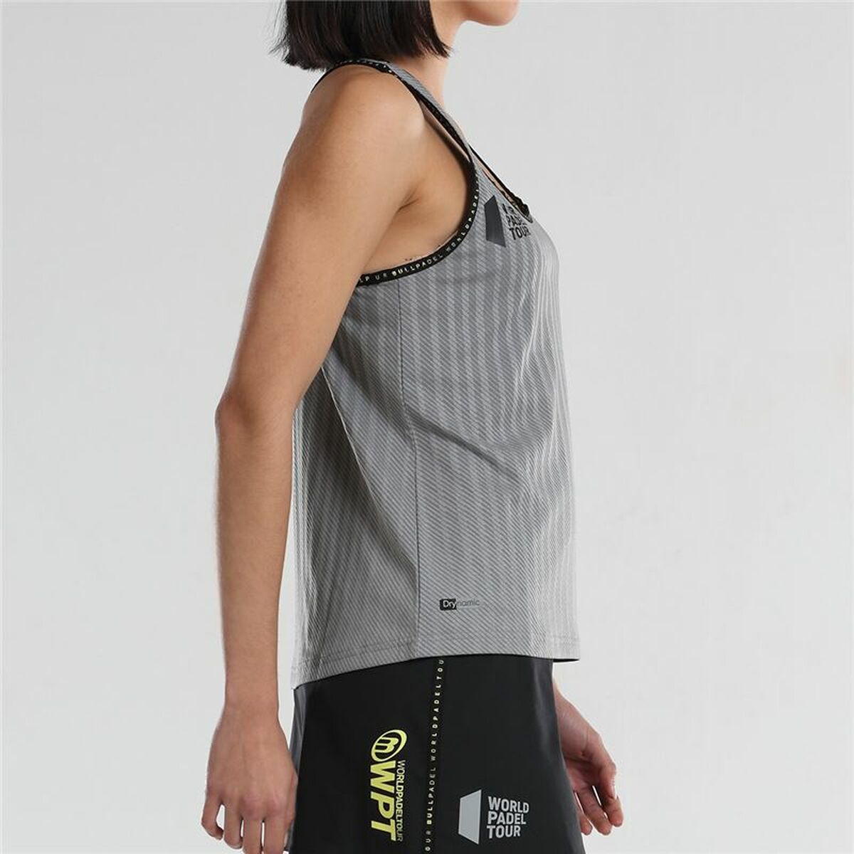 Tank Top Women Bullpadel Lugar Padel Grey Tank Top Women Bullpadel Lugar Padel Grey