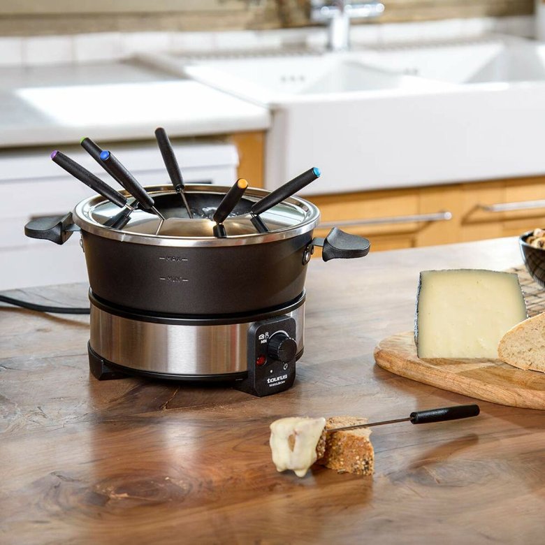 Fondue Taurus FF2 Black Silver 1000 W Fondue Taurus FF2 Black Silver 1000 W