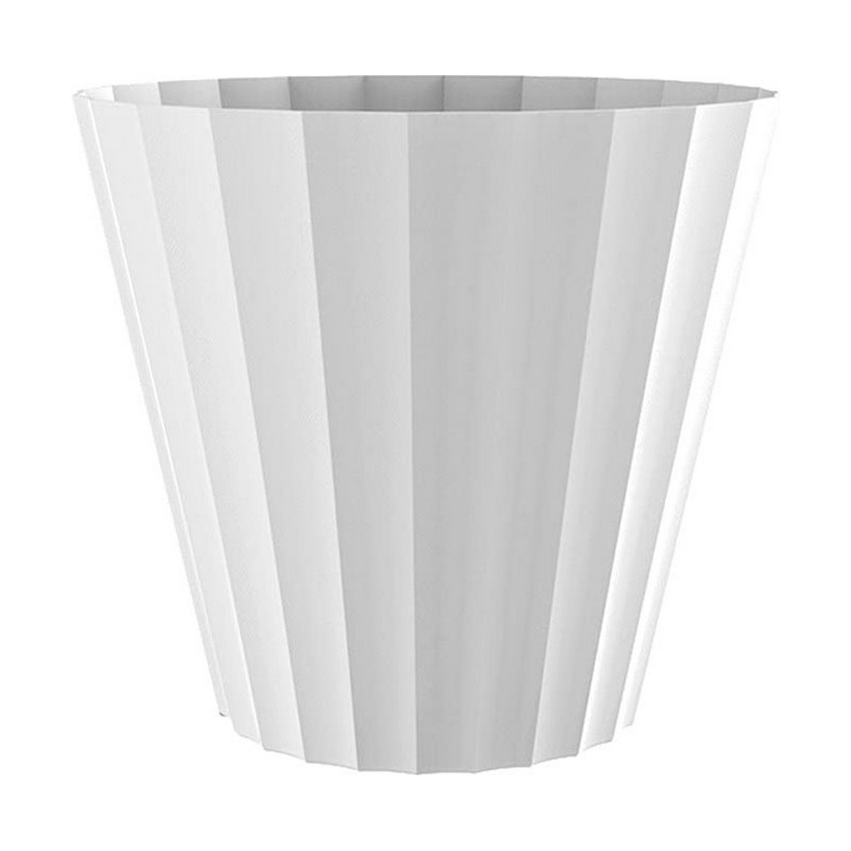 Plant pot Plastiken 32 x 29 cm White polypropylene