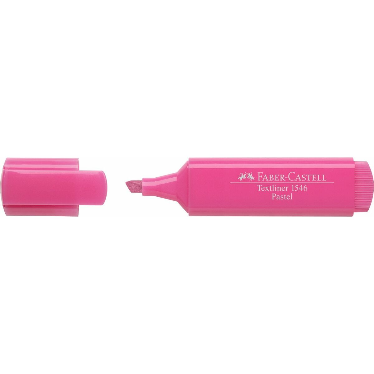 Fluorescent Marker Faber-Castell Textliner 1546 Cake Pink (10Units)