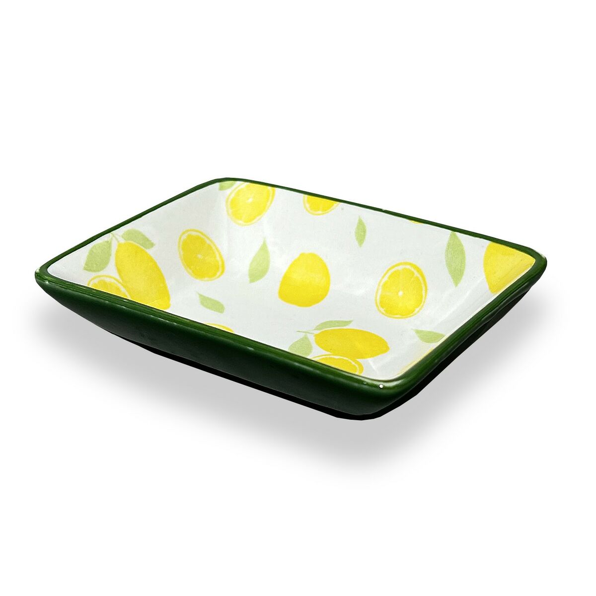 Serving Platter Versa Ceramic Porcelain Lemon 9,3 x 2,5 x 7,3 cm