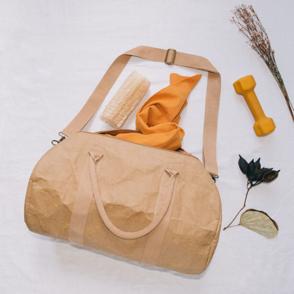 Sports Bag KSIX WeekendBag Eco-friendly kraft paper Brown