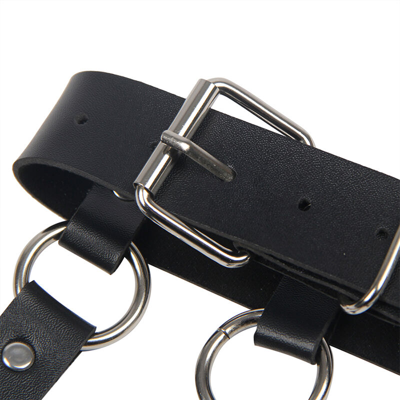 SUBBLIME - CHEST HARNESS WITH BIG RING CHAINS ONE SIZE SUBBLIME - CHEST HARNESS WITH BIG RING CHAINS ONE SIZE