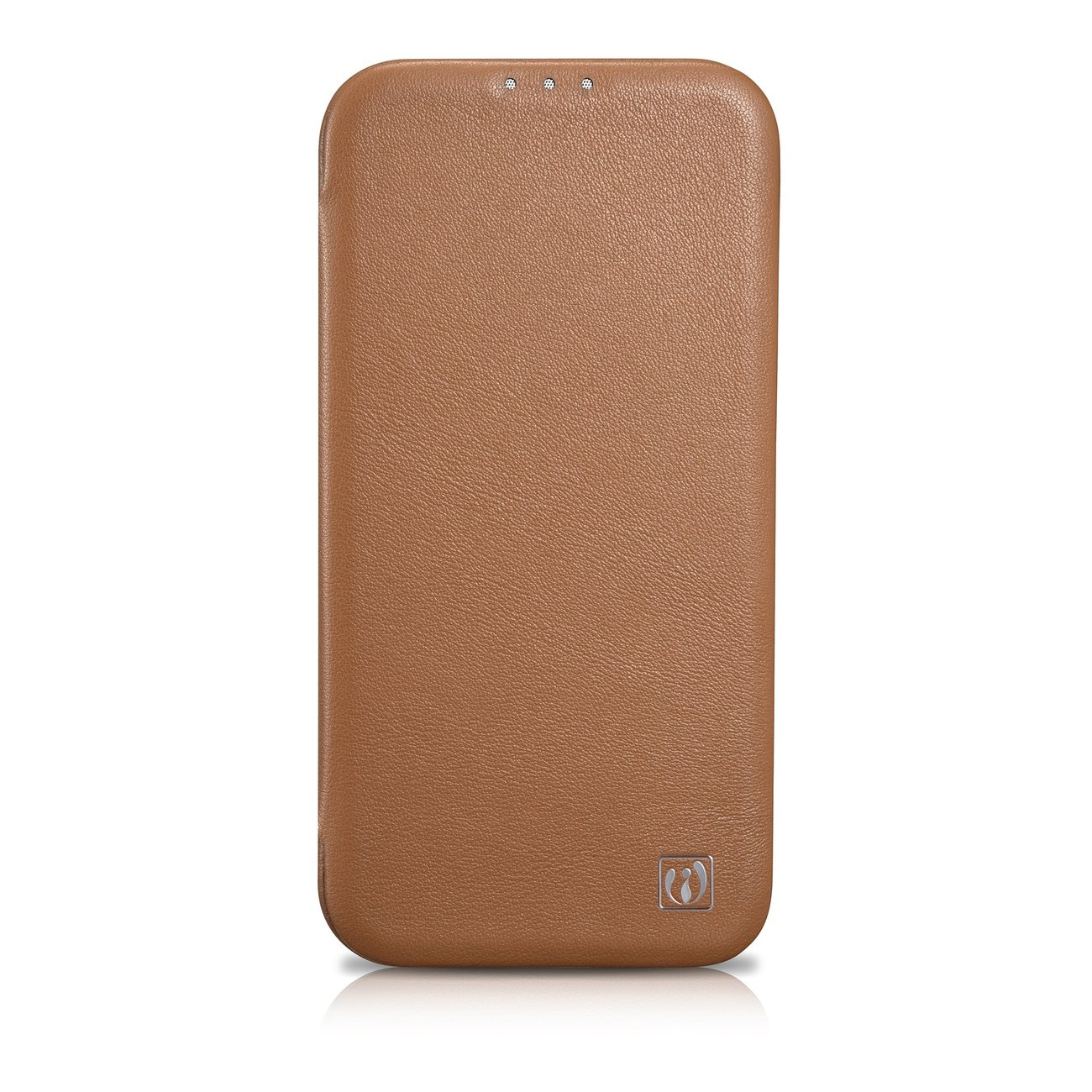 iCarer CE Premium Leather Folio MagSafe Apple iPhone 14 Pro brown