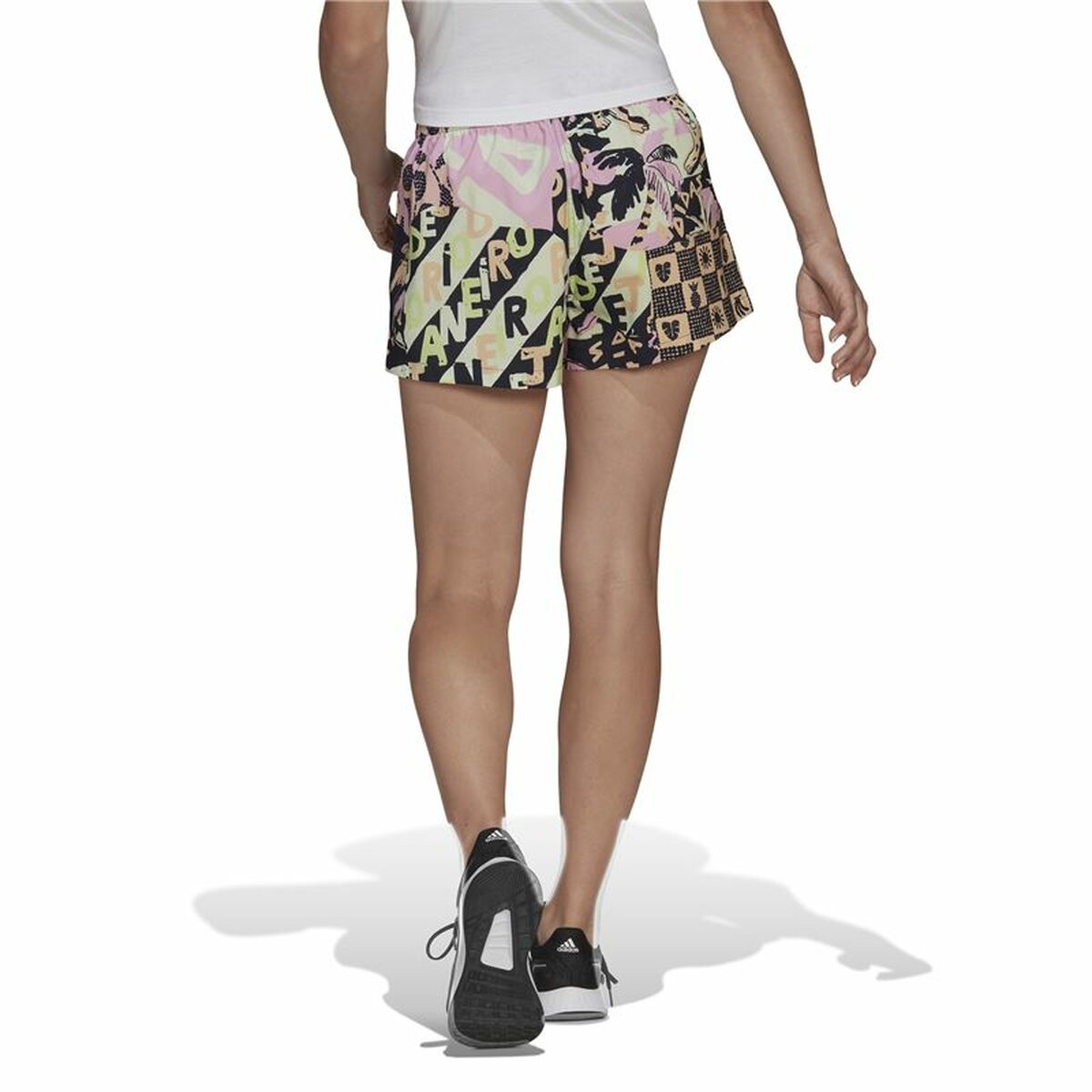 Sports Shorts for Women Adidas Farm Multicolour Black