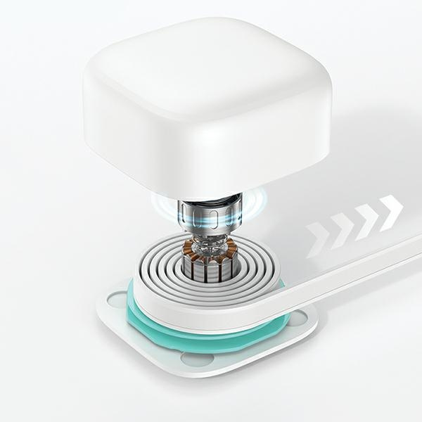 USAMS US-CD217 powerbank 18000mAh PD 45W Fast Charge XMF Series + Lightning cable white