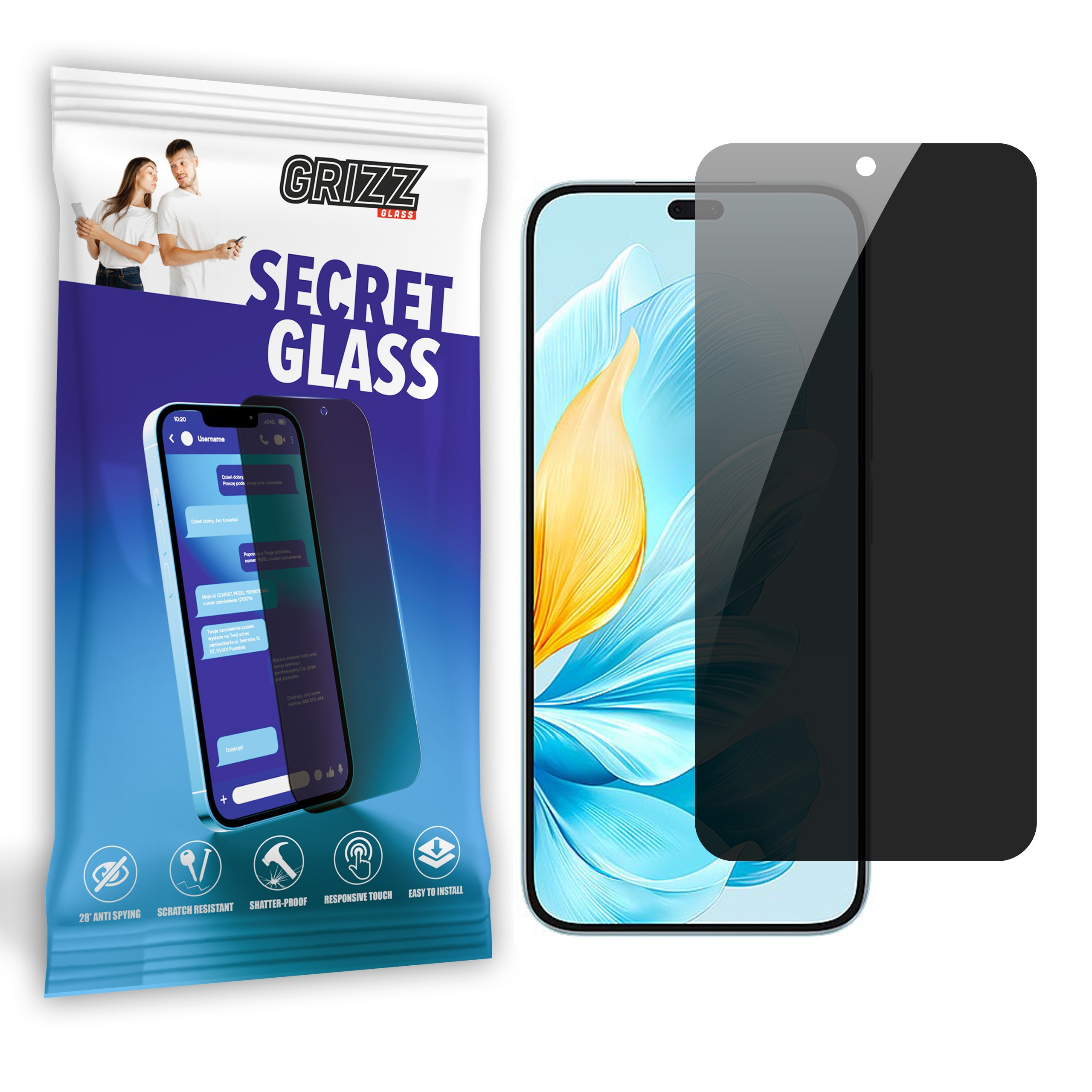 GrizzGlass SecretGlass Honor 200 Lite