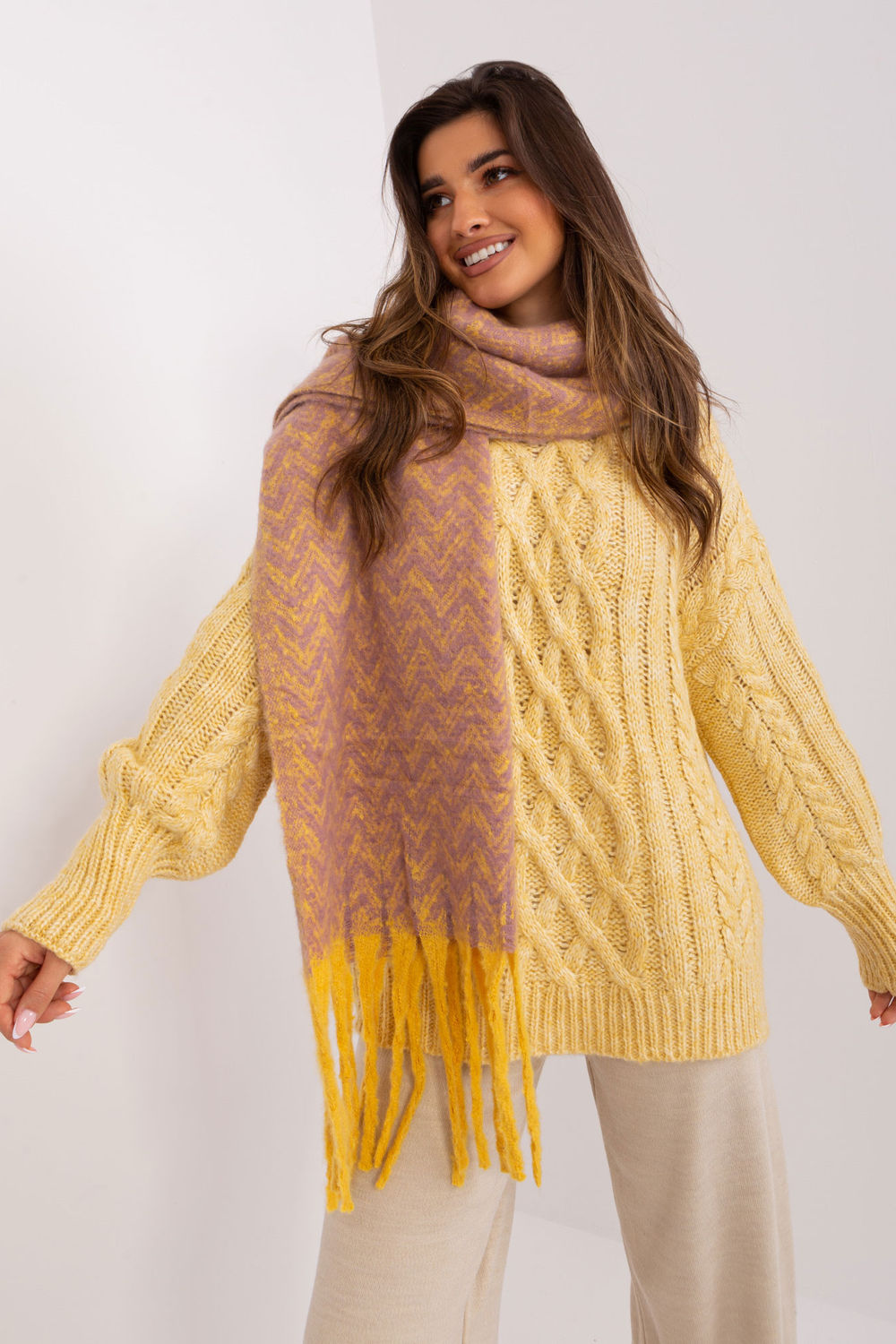  Shawl model 189238 AT  pink