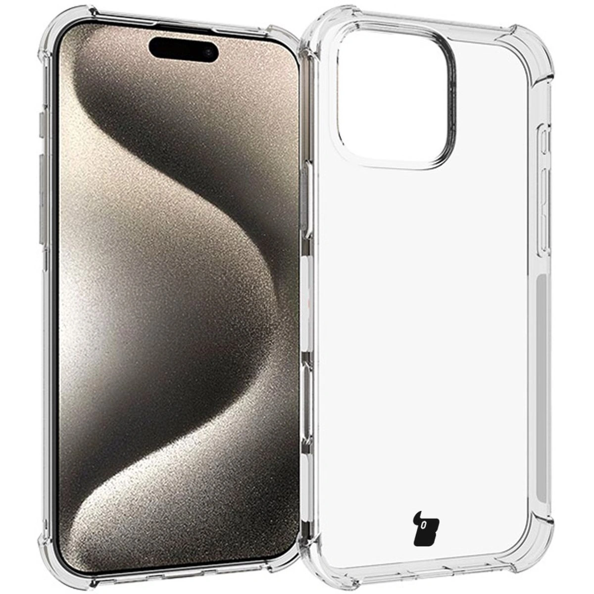 Bizon Case Clear Pack case + 2x tempered glass + lens glass Apple iPhone 16 Pro Max