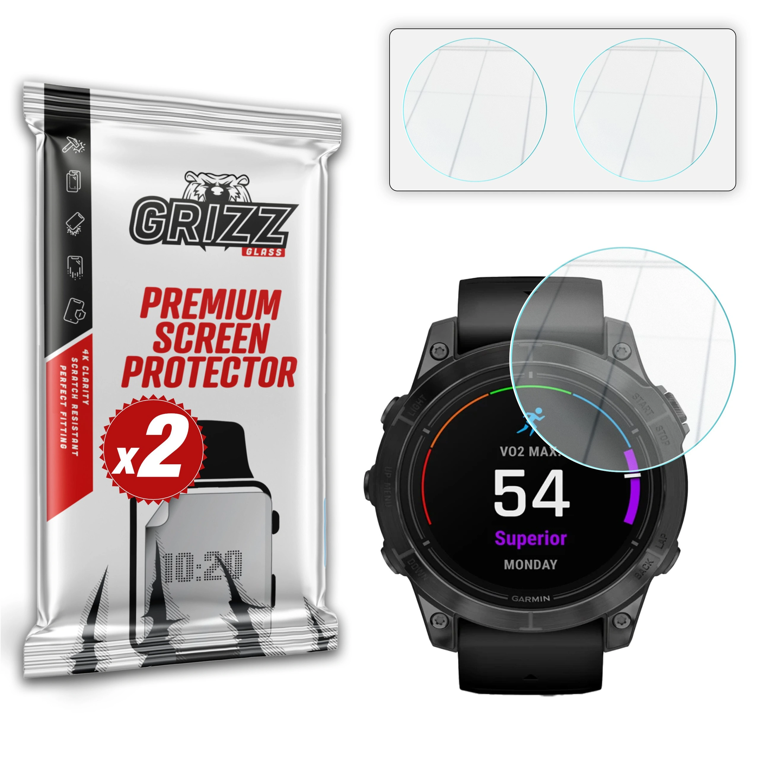 GrizzGlass HybridGlass Garmin epix Pro gen. 2 47mm