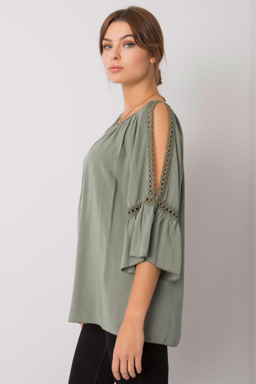  Blouse model 165902 Och Bella  green