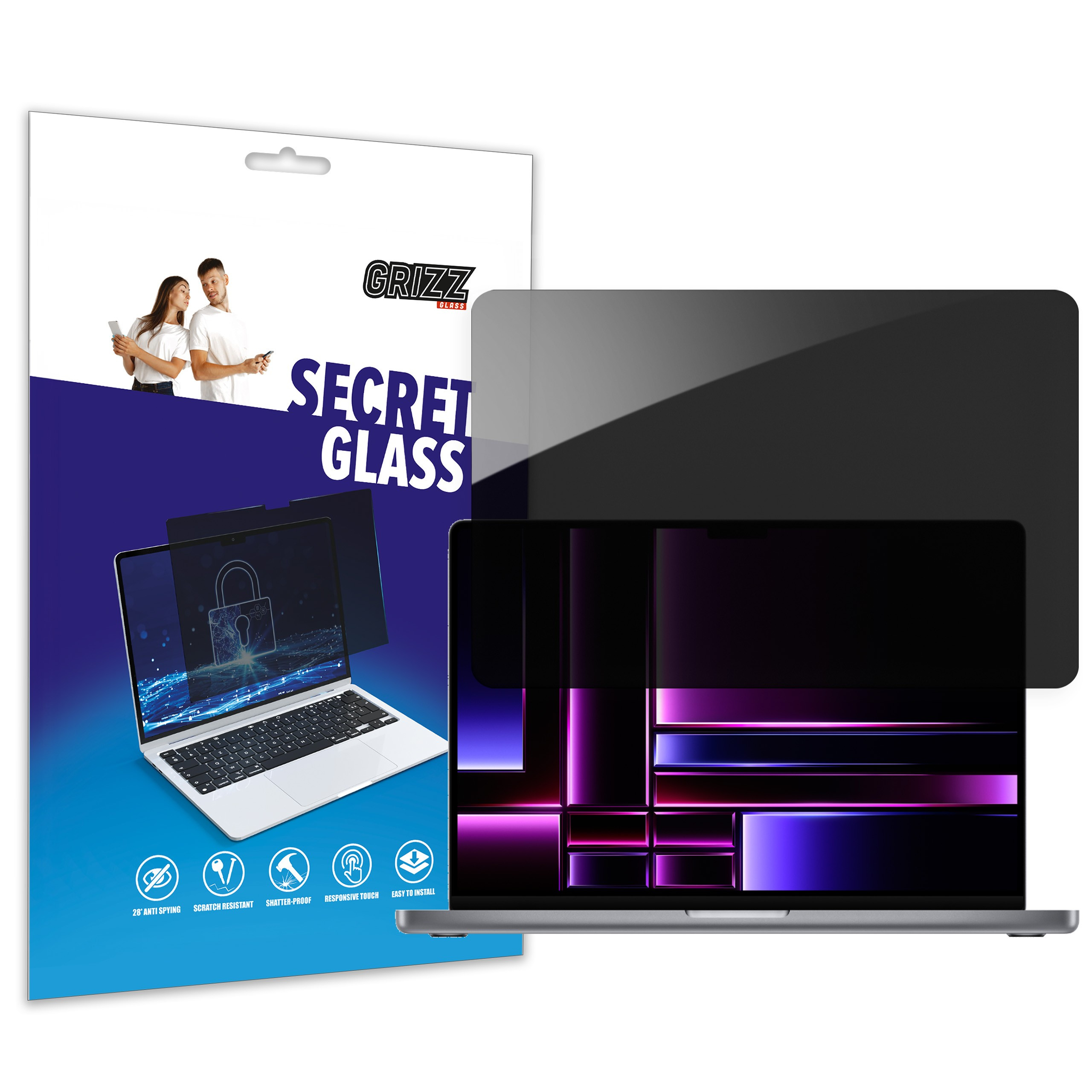 GrizzGlass SecretGlass Apple MacBook Pro 14 inch 2023