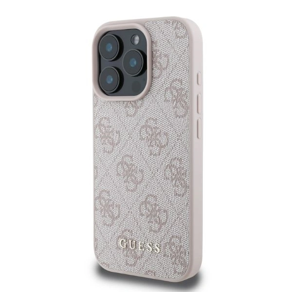 Case Guess GUHCP16LG4GFPI Apple iPhone 16 Pro hardcase 4G Classic pink