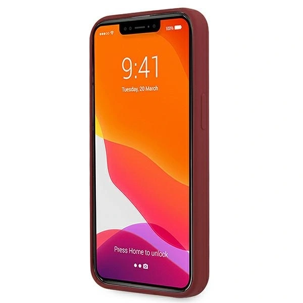Mercedes MEHCP13XSILRE Apple iPhone 13 Pro Max hardcase Silicone Line red