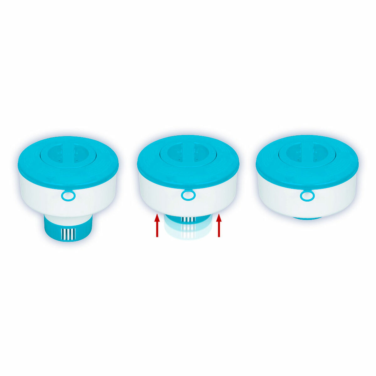 Chlorine Dispenser Intex Pool 17,8 x 17,8 cm 12 Units